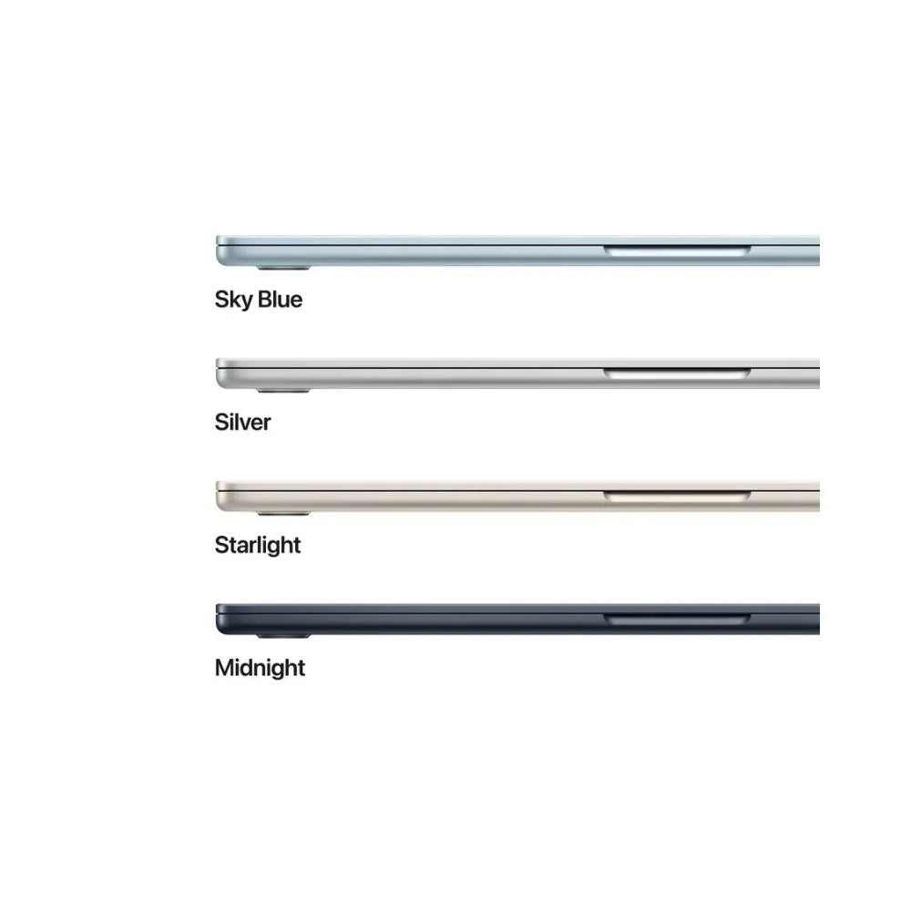 Apple MacBook Air 15.3″ – M4 Chip, 10-Core CPU, 10-Core GPU, 24GB RAM, 1TB SSD - Sky Blue