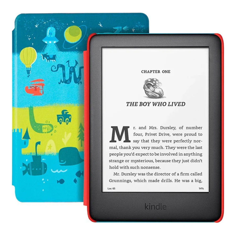 Kindle Kids Edition 10th Gen – 8GB E-Reader with Space Cover