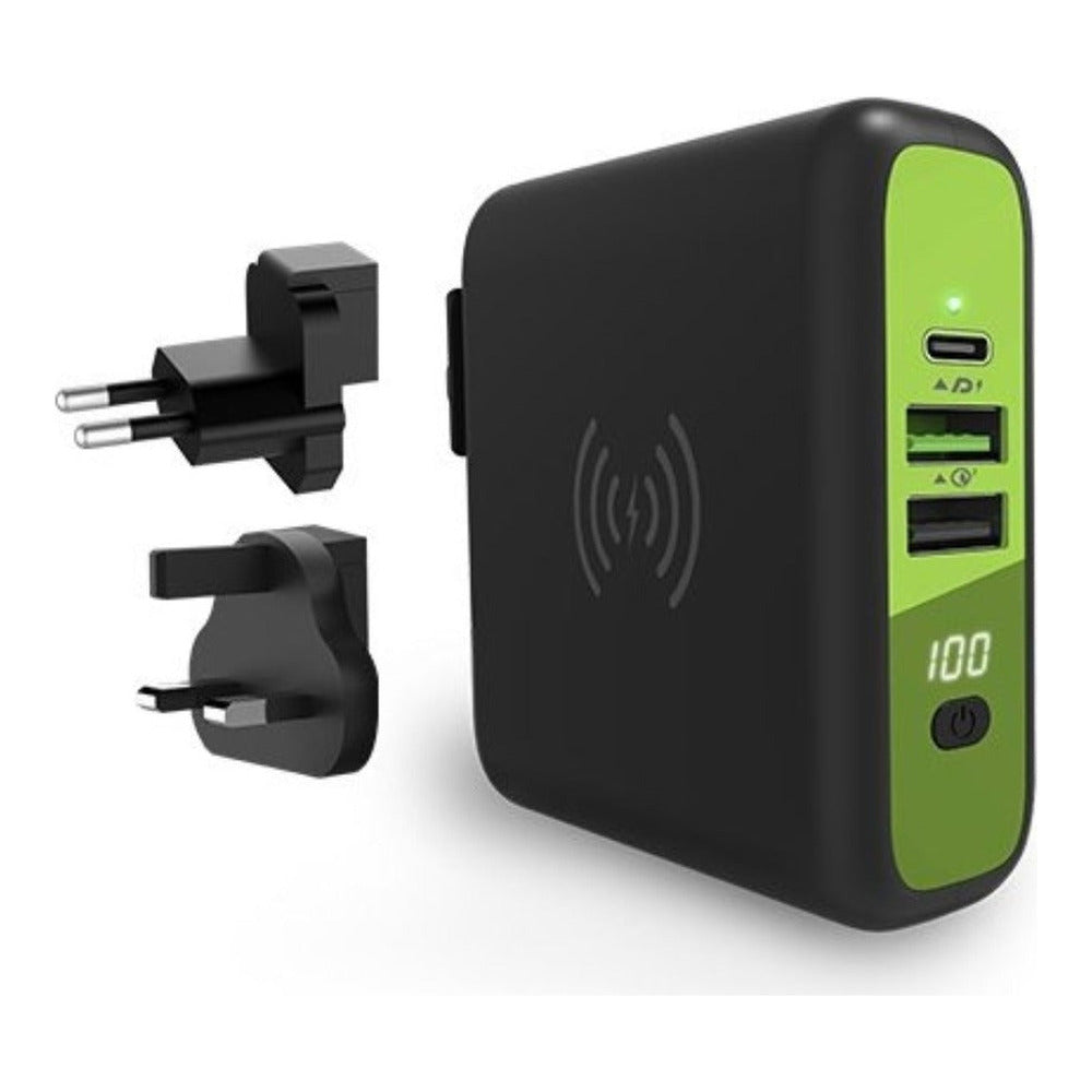 Goui Mbala Wall charger + Power Bank with built-in wireless charging 8000mAh