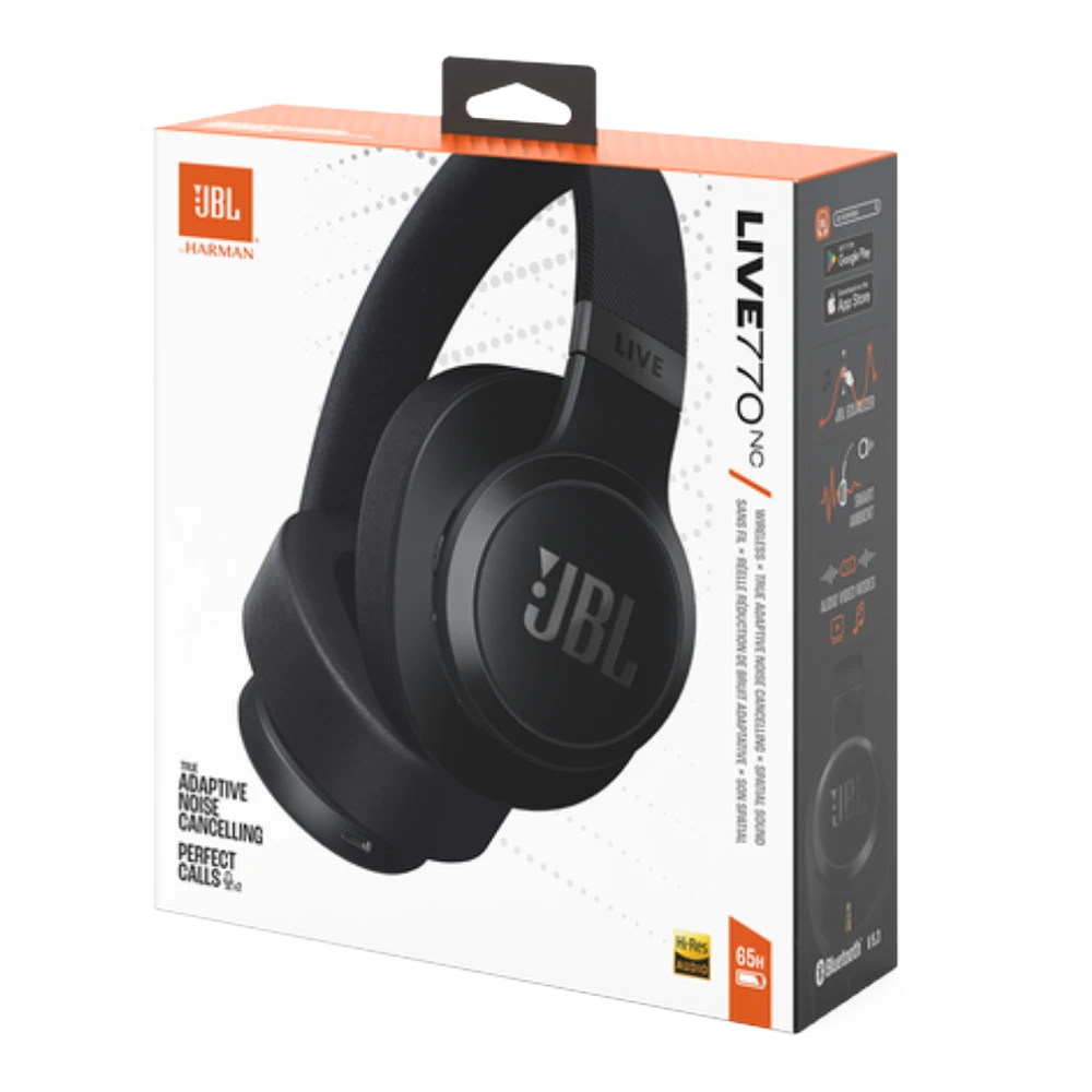 JBL Live 770NC – Wireless Over-Ear Headphones with Adaptive Noise Cancelling
