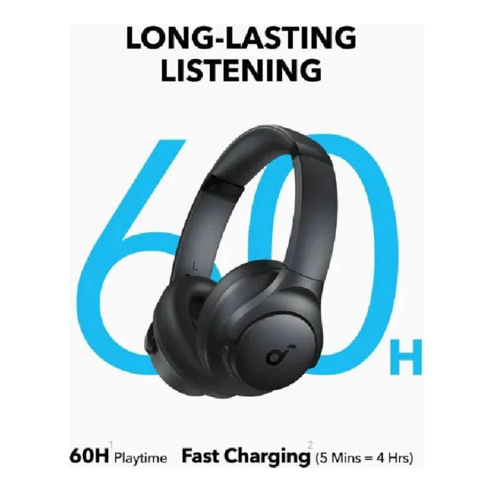 Soundcore by Anker Q11i – Wireless Over-Ear Headphones with 60H Battery, BassUp, & App EQ (Black)