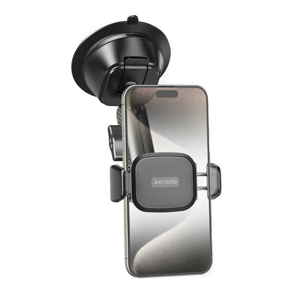 Porodo Cradle Suction Cup Non-Gel Pad phone Mount