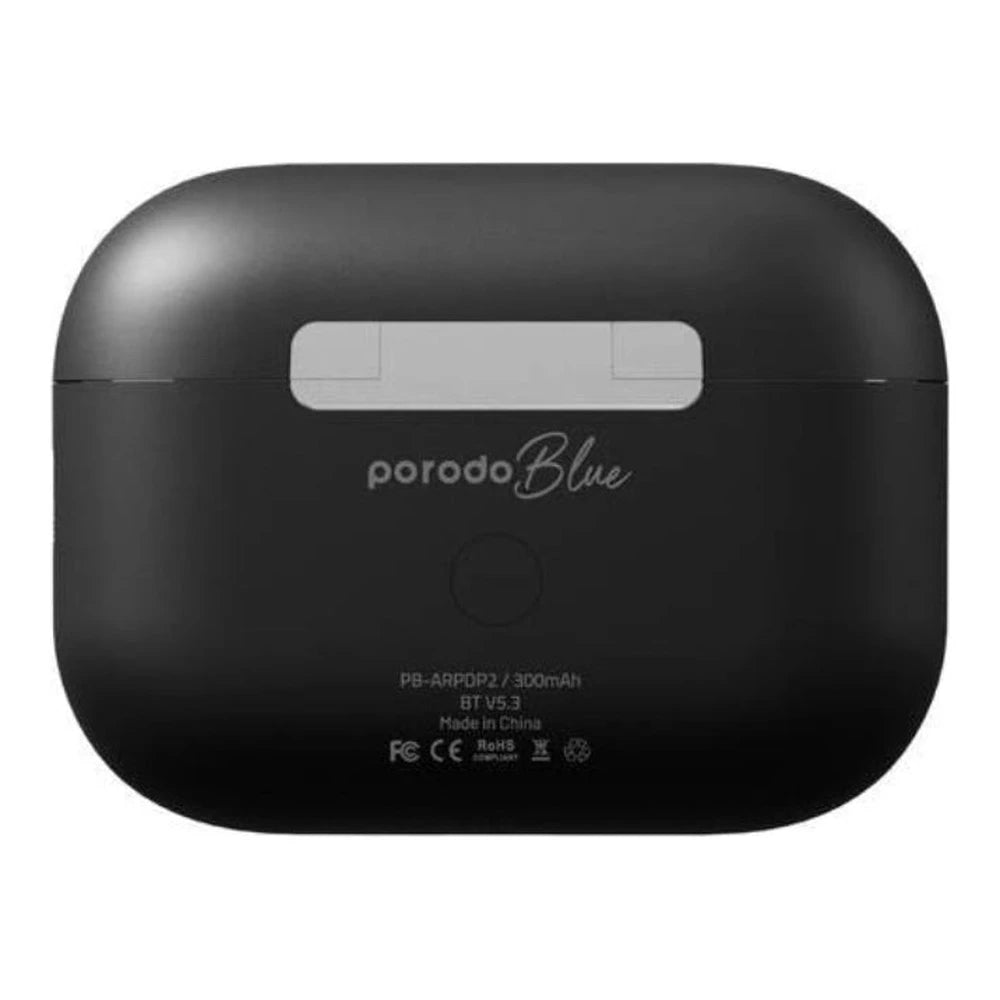 Porodo Pro 2 Wireless Earbuds – Deep Bass, Swipe Volume Control