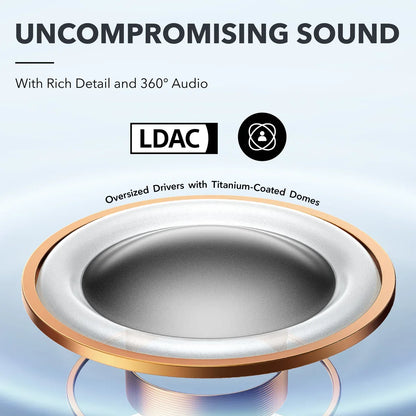 Anker Soundcore AeroFit Pro - Open-Ear True Wireless Earbuds with LDAC