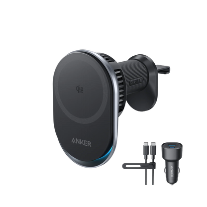Anker Prime MagGo Qi2 25W Wireless Car Charger
