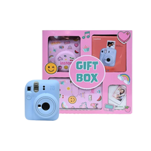 Fujifilm Instax Mini 12 Instant Camera Gift Box Kit - Pastel Blue