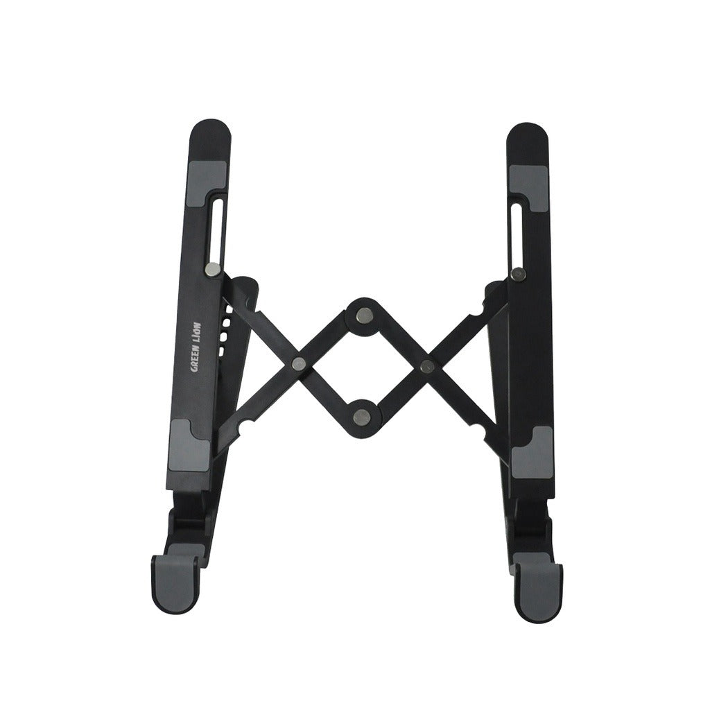 Green Lion Foldable Laptop Stand 7 Tilts - Black