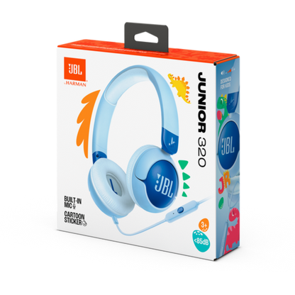 JBL Junior 320 – Wired Kids Headphones with Safe Sound Limit