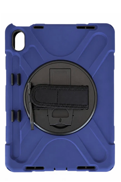 Classic iPad 11" (A16, 2025) / iPad 10.9" (2022) Rugged Case with 360° Stand, Hand Strap & Pen Holder