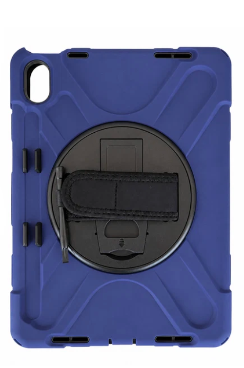 Classic iPad 11" (A16, 2025) / iPad 10.9" (2022) Rugged Case with 360° Stand, Hand Strap & Pen Holder