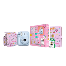 Fujifilm Instax Mini 12 Instant Camera Gift Box Kit - Pastel Blue