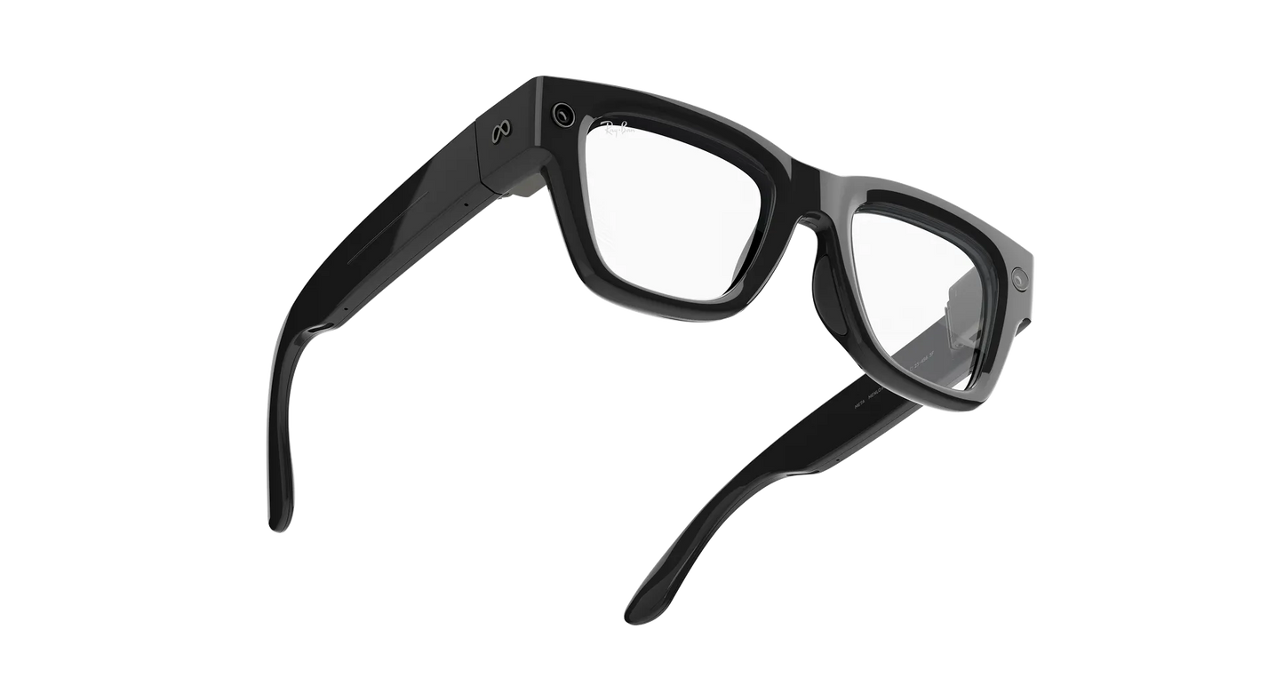 Ray-Ban Meta Display Smart Glasses with AI, 12MP Camera - Black
