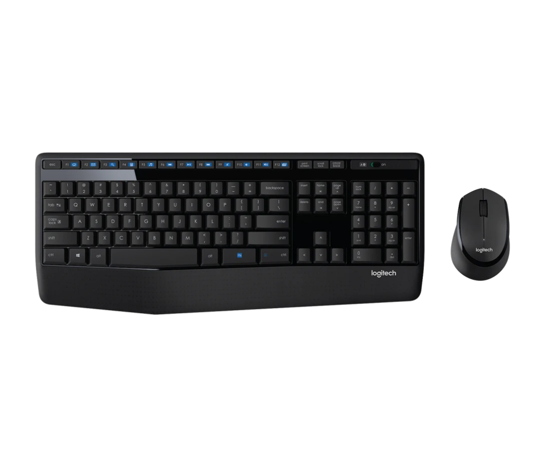 Logitech MK345 - Comfort Wireless Mouse and Keyboard Combo with Palm Rest
