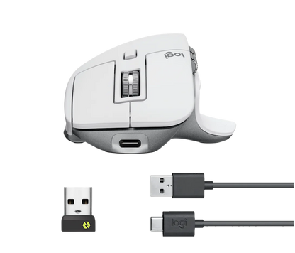 Logitech MX Master 3S - Advanced Wireless Mouse - Pale Gray