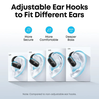 Anker V40i - Open-Ear Headphones - Black