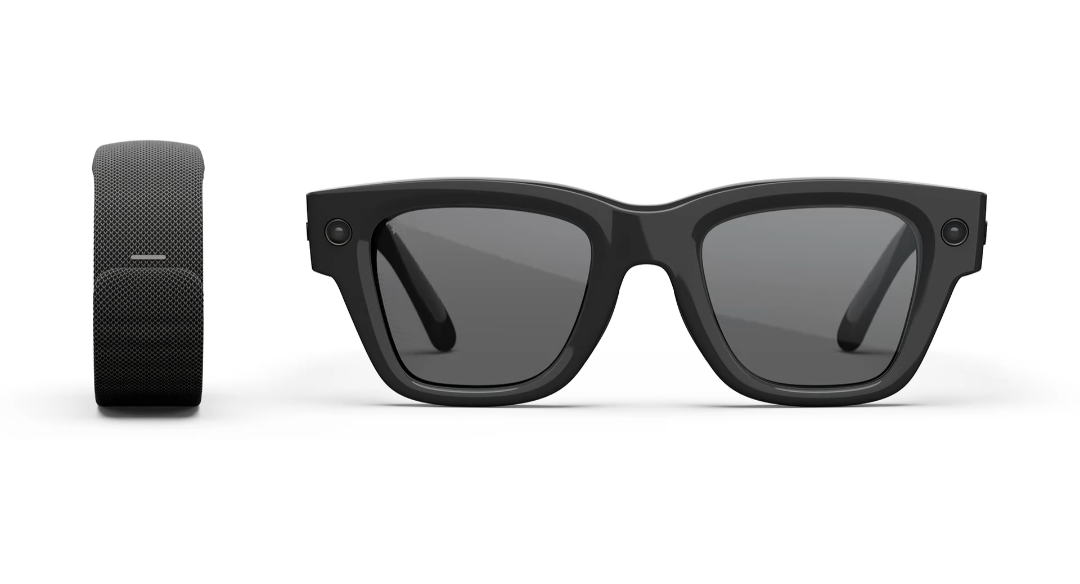 Ray-Ban Meta Display Smart Glasses with AI, 12MP Camera - Black